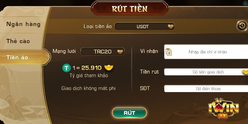 rút tiền iwin